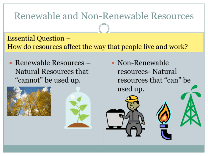 Renewable non renewable resources worksheet