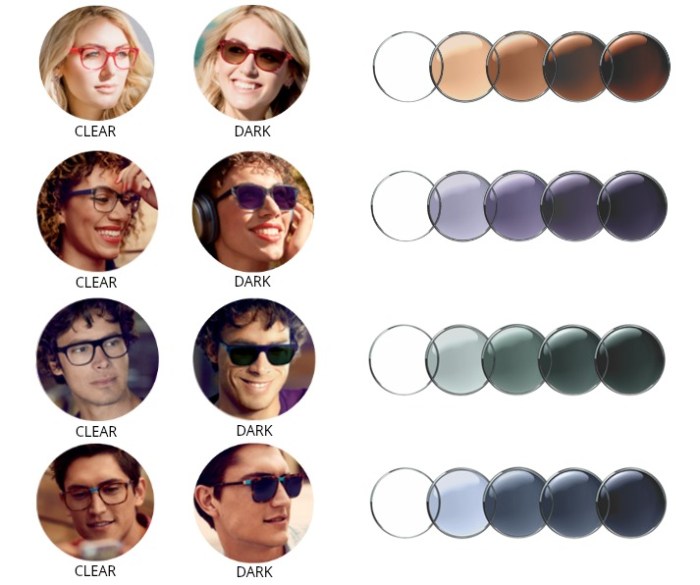 Amber book vs black spectacles